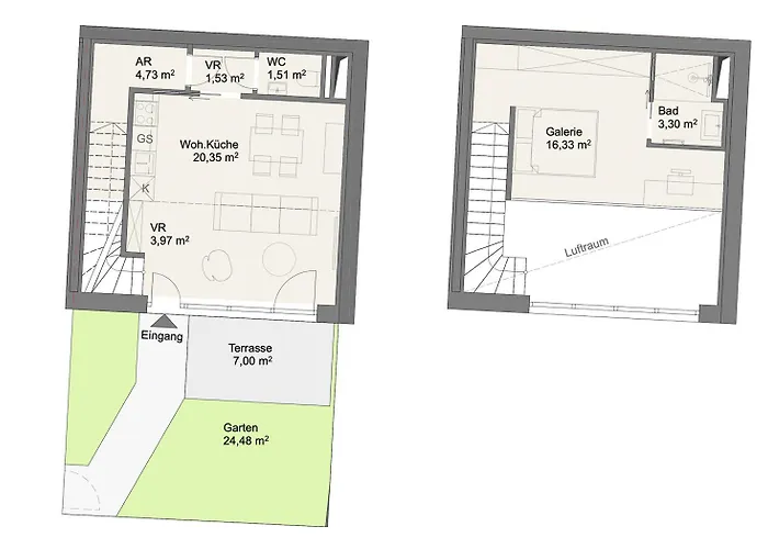 Bauhaus-loft - Garten Mit Terrasse - 20min Zu Mitte - Smart Tv Apartamento *