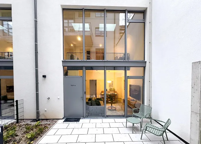 Bauhaus-loft - Garten Mit Terrasse - 20min Zu Mitte - Smart Tv Apartamento Viena